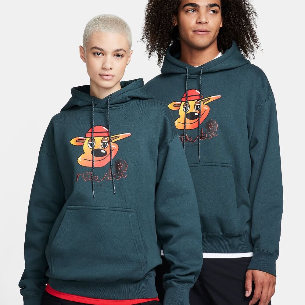 Nike SB Hoodie Mens Skateboard Skater Pullover Sweatshirt Streetwear Small
